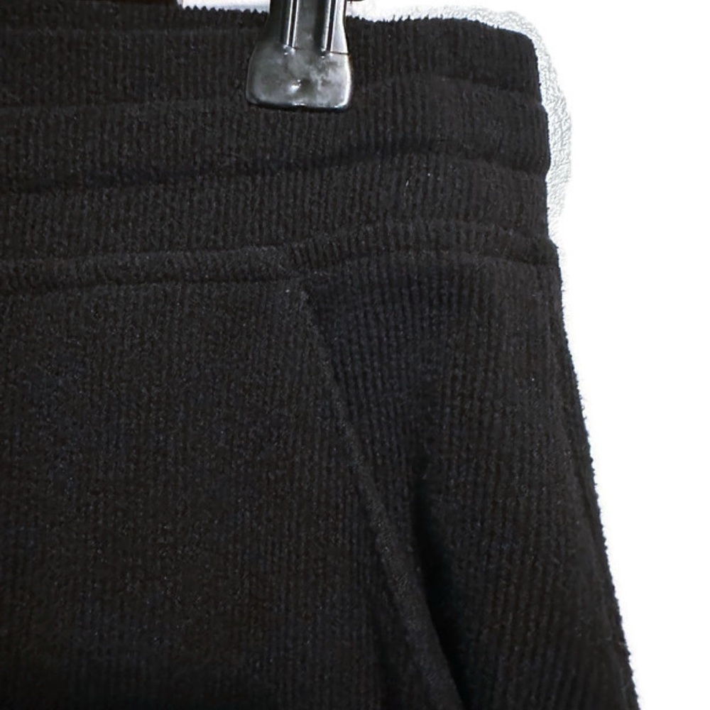 Black Ribbed Joggers - Picture 2 of 7